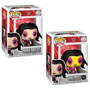El Funko Rhea Ripley 193 Bundle WWE vista frontal Tienda de Funkos Online Spain.