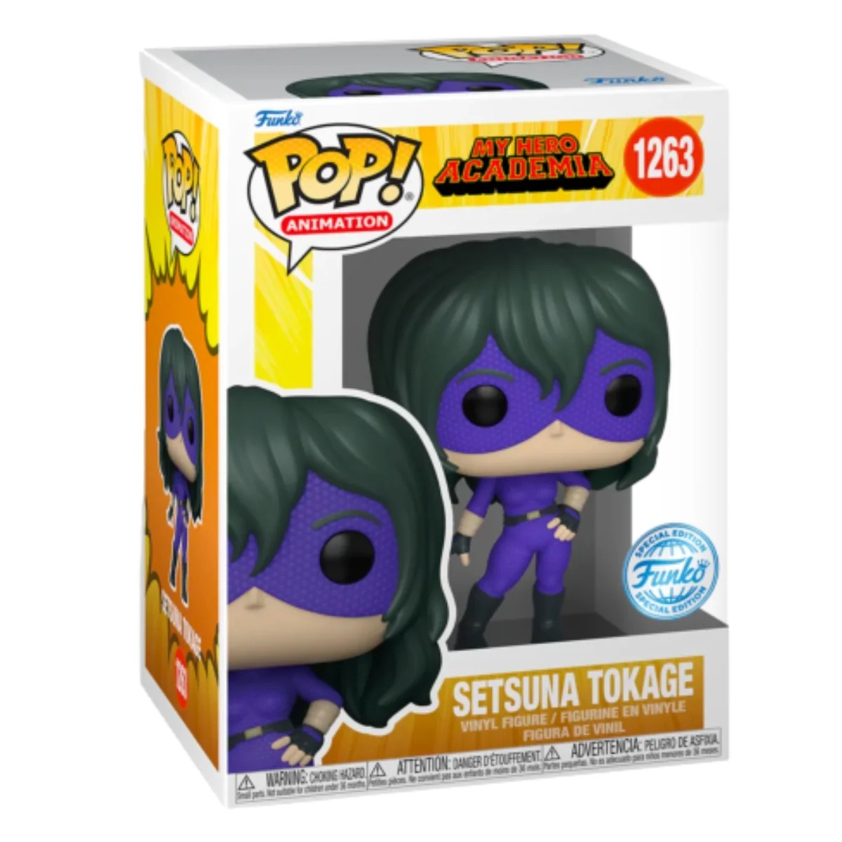 El Funko Setsuna Tokage 1263 SE My Hero Academia vista frontal Tienda de Funkos Online Spain.