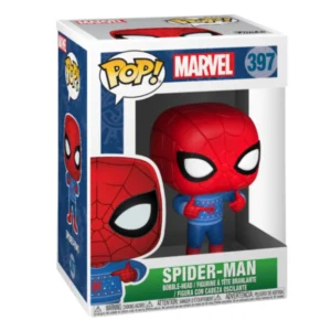 El Funko Spider Man 397 Marvel vista frontal Tienda de Funkos Online Spain.