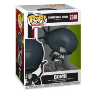 Funko Bomb 2349 Chainsaw Man en su caja con vista frontal de la tienda de funkos online spain dremspop