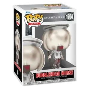 Funko Bubblehead Nurse 1204 Silent Hill en su caja con vista lateral de la tienda de funkos online spain dreamspop