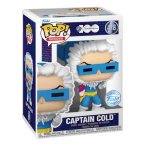 Funko Captain Cold 478 SE Importación en su caja con vista lateral de la tienda de funkos online spain dreamspop