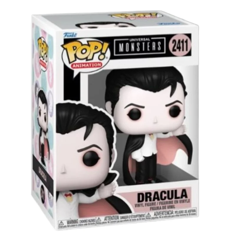 Funko Dracula 2411 Universal Monsters en su caja con vista frontal de la tienda de funkos online spain dremspop
