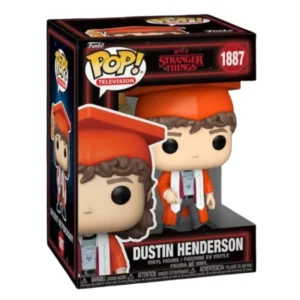 Funko Dustin Henderson 1887 Stranger Things en su caja con vista frontal de la tienda de funkos online spain dremspop