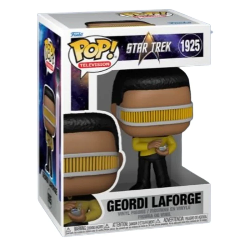 Funko Geordi Laforge 1925 Star Trek en su caja con vista frontal de la tienda de funkos online spain dremspop