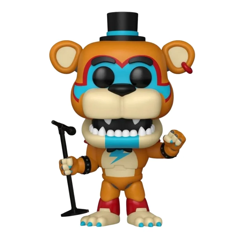 Funko Glamrock Freddy 1202 SE Five Night at Freddy’s fuera de la caja con vista frontal de la tienda de funkos online spain dreamspop