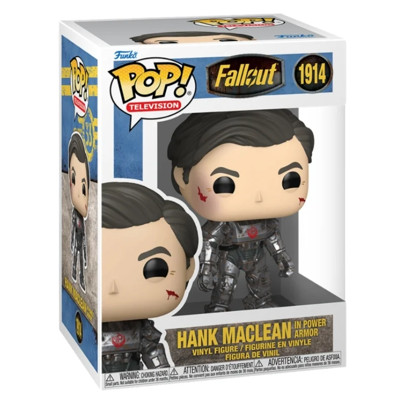 Funko Hank MacLean 1914 Fallout en su caja con vista frontal de la tienda de funkos online spain dremspop