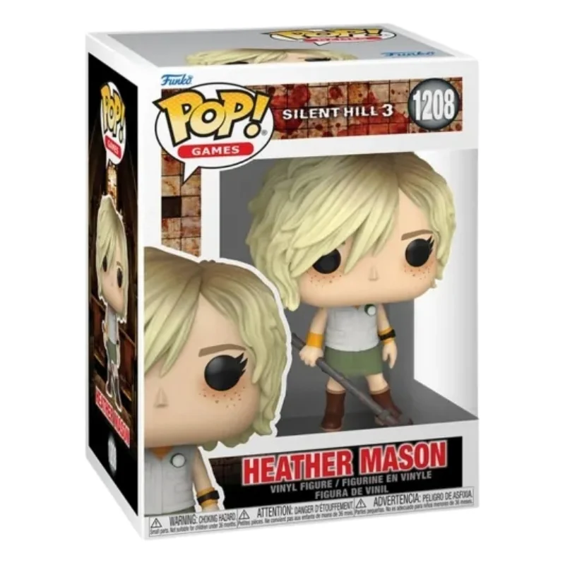 Funko Heather Mason 1208 Silent Hill en su caja con vista lateral de la tienda de funkos online spain dreamspop