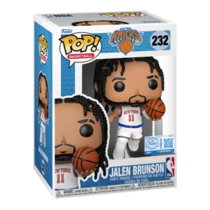 Funko Jalen Brunson 232 SE NBA Importación en su caja con vista lateral de la tienda de funkos online spain dreamspop