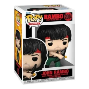 Funko John Rambo 2004 Rambo en su caja con vista lateral de la tienda de funkos online spain dreamspop