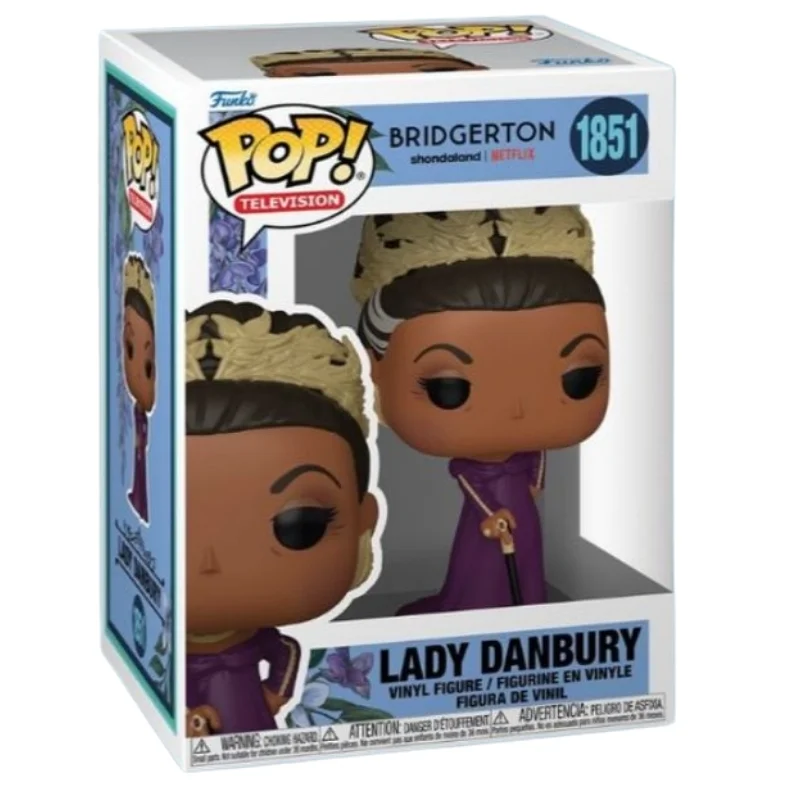 Funko Lady Danbury 1851 Bridgerton en su caja con vista frontal de la tienda de funkos online spain dremspop