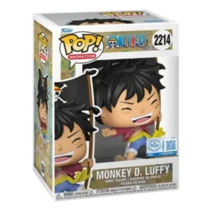 Funko Luffy with Flag 2214 SE One Piece en su caja con vista lateral de la tienda de funkos online spain dreamspop
