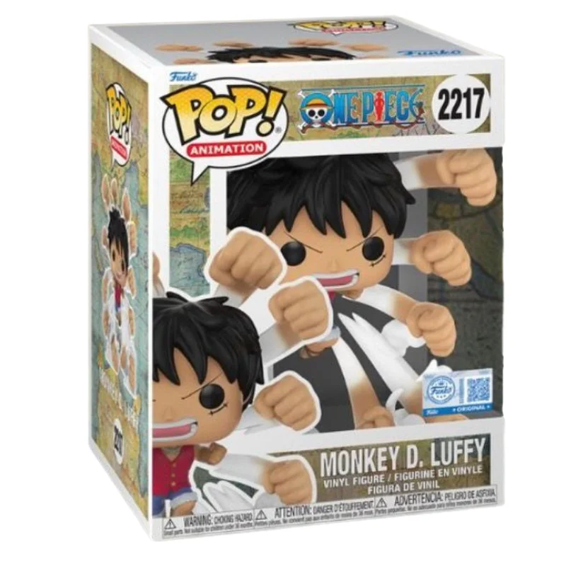 Funko Monkey D. Luffy 2217 SE Premium One Piece en su caja con vista frontal de la tienda de funkos online spain dremspop