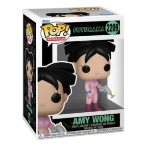 Funko Pop Amy Wong 2209 Futurama en su caja con vista lateral de la tienda de figuras coleccionables online spain dreampsop especializada en funko pop y youtooz