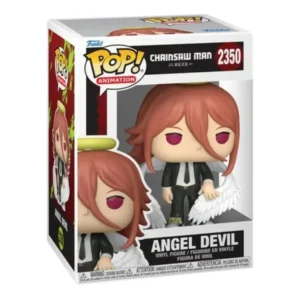 Funko Pop Angel Devil 2350 Chainsaw Man en su caja con vista lateral de la tienda de figuras coleccionables online spain dreamspop