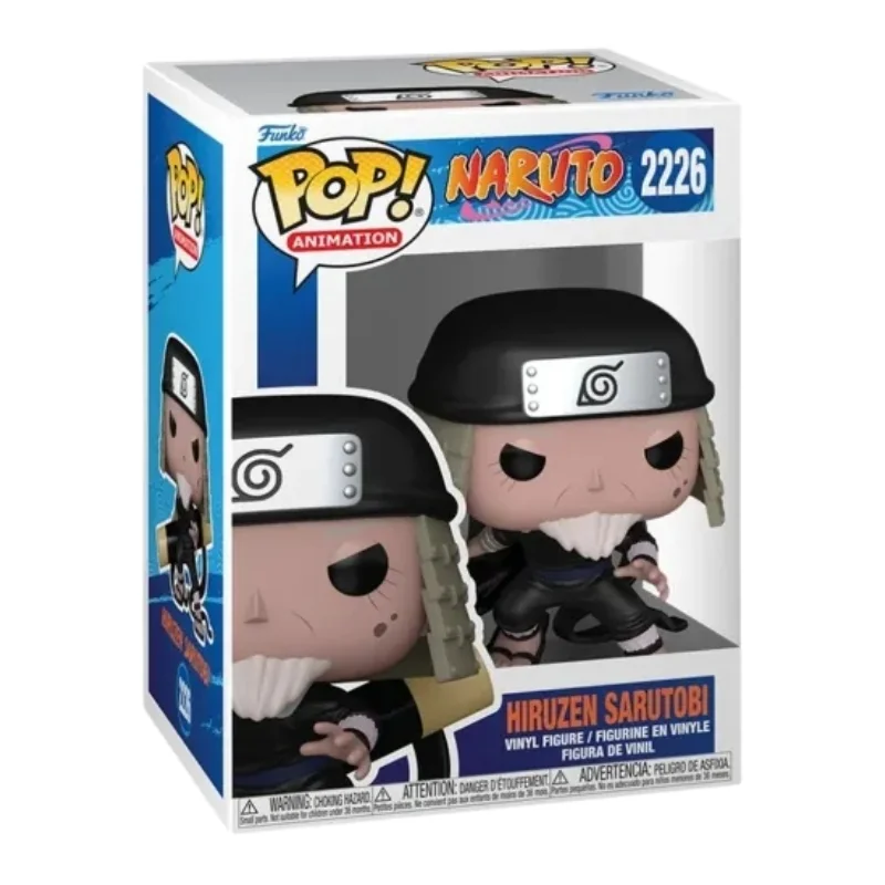 Funko Pop Hiruzen Sarutobi 2226 Naruto en su caja con vista lateral de la tienda de figuras coleccionables online spain dreamspop