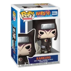 Funko Pop Kankuro 2229 Naruto en su caja con vista lateral de la tienda de figuras coleccionables online spain dreamspop