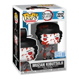 Funko Pop Muzan Kibutsuji 2212 SE Demon Slayer en su caja con vista lateral de la tienda de figuras coleccionables online spain dreamspop