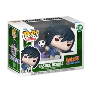 Funko Pop Sasuke Uchiha 2339 Naruto en su caja con vista lateral de la tienda de figuras coleccionables online spain dreamspop