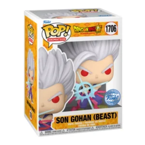 Funko Pop Son Gohan Beast 1706 SE Dragon Ball Importación en su caja con vista lateral de la tienda de figuras coleccionables online spain dreamspop