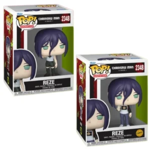 Funko Reze 2348 Bundle Chainsaw Man en su caja con vista frontal de la tienda de funkos online spain dremspop