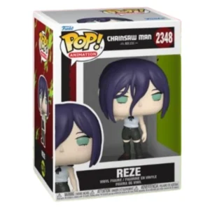 Funko Reze 2348 Chainsaw Man en su caja con vista frontal de la tienda de funkos online spain dremspop