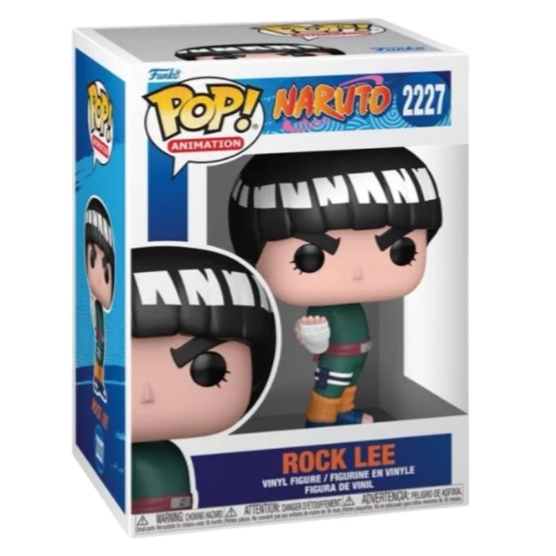 Funko Rock Lee 2227 Naruto en su caja con vista frontal de la tienda de funkos online spain dremspop