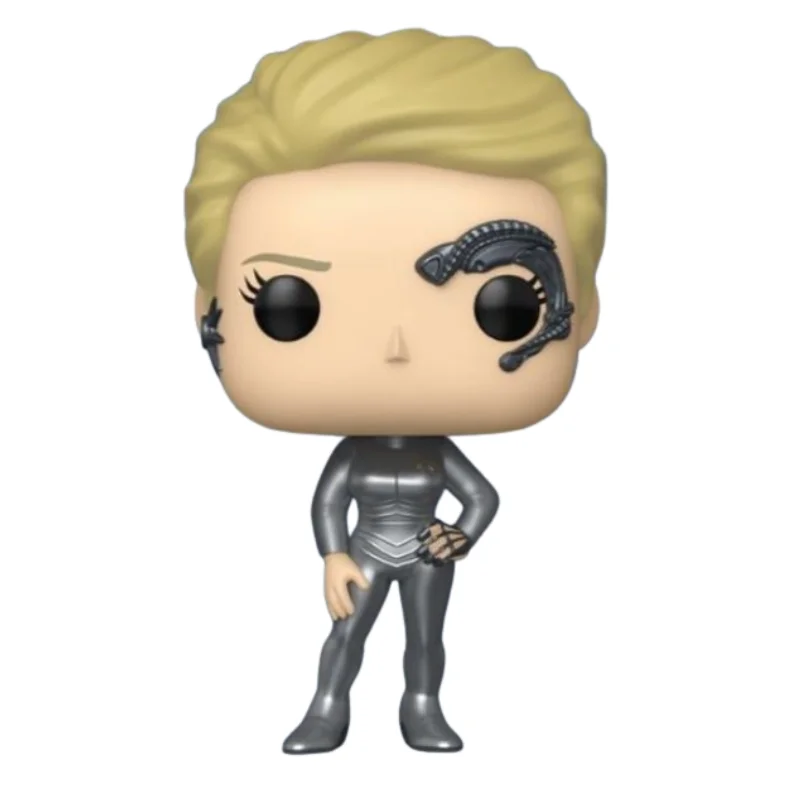 Funko Seven Of Nine 1927 Metalic Star Trek fuera de su caja con vista lateral de la tienda de funkos online spain dremspop