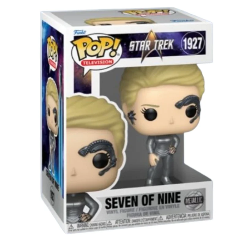 Funko Seven Of Nine 1927 Metalic Star Trek en su caja con vista frontal de la tienda de funkos online spain dremspop