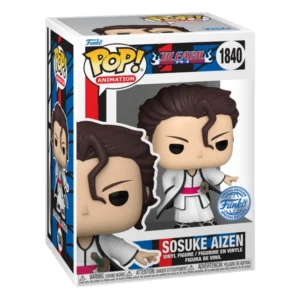Funko Sosuke Aizen 1840 SE Bleach Importación en su caja con vista frontal de la tienda de funkos online spain dremspop