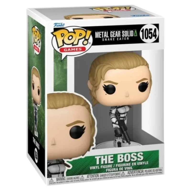 Funko The Boss 1054 Metal Gear Solid en su caja con vista lateral de la tienda de funkos online spain dreamspop