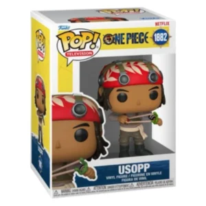 Funko Usopp 1882 One Piece en su caja con vista frontal de la tienda de funkos online spain dremspop