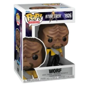 Funko Worf 1926 Star Trek en su caja con vista frontal de la tienda de funkos online spain dremspop