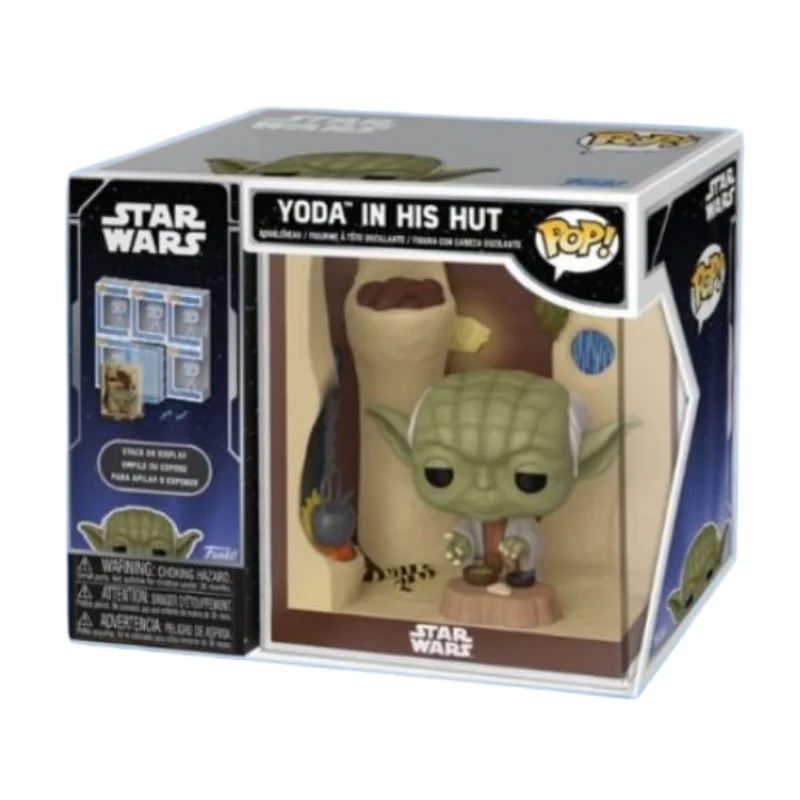 Funko Yoda Nooks Star Wars en su caja con vista frontal de la tienda de funkos online spain dremspop