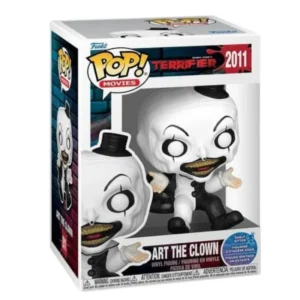 Funko Art The Clown 2011 Terrifier en su caja con vista lateral de la tienda de funkos online spain dreamspop
