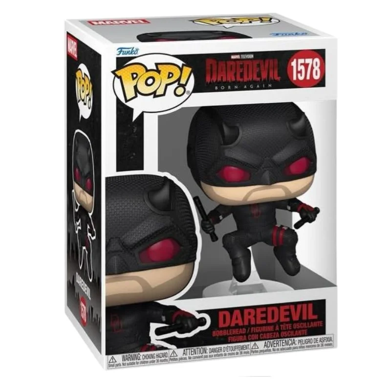 Funko Daredevil 1578 Marvel en su caja con vista lateral de la tienda de funkos online spain dreamspop
