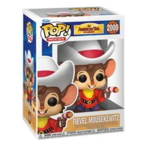 Funko Fievel Mousekewitz 2000 An American Tail en su caja con vista lateral de la tienda de funkos online spain dreamspop