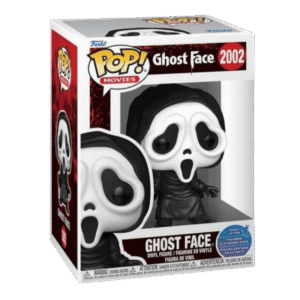 Funko Ghost Face 2002 Ghost Face en su caja con vista lateral de la tienda de funkos online spain dreamspop
