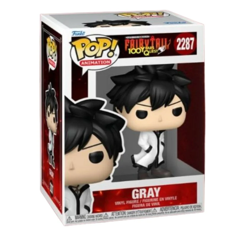 Funko Gray 2287 Fairy Tail en su caja con vista lateral de la tienda de funkos online spain dreamspop