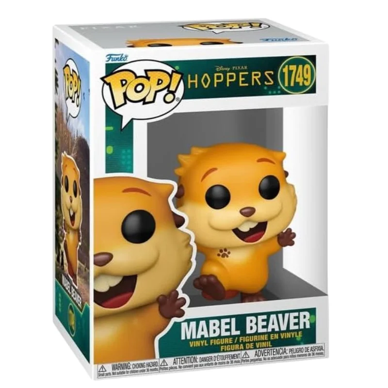 Funko Mabel Beaver 1749 Disney Hoppers en su caja con vista lateral de la tienda de funkos online spain dreamspop