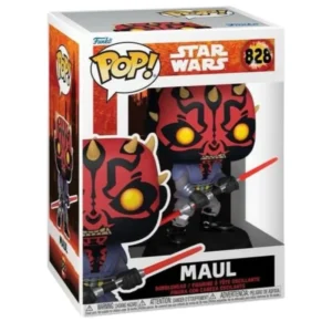 Funko Maul 828 Star Wars en su caja con vista lateral de la tienda de funkos online spain dreamspop
