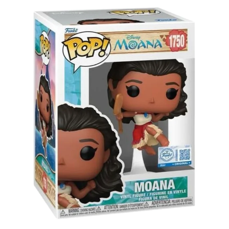 Funko Moana 1750 SE Disney en su caja con vista lateral de la tienda de funkos online spain dreamspop