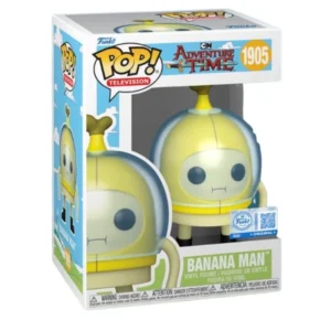 Funko Pop Banana Man 1905 SE Adventure Time en su caja con vista lateral de la tienda de figuras coleccionables online spain dreamspop