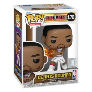 Funko Pop Dennis Rodman 178 SE NBA Importación en su caja con vista lateral de la tienda de figuras coleccionables online spain dreamspop