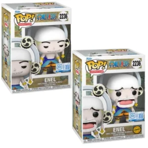 Funko Pop Enel 2236 SE Bundle One Piece en sus cajas con vista lateral de la tienda de figuras coleccionables online spain dreamspop