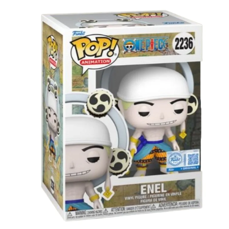 Funko Pop Enel 2236 SE One Piece en su caja con vista lateral de la tienda de figuras coleccionables online spain dreamspop
