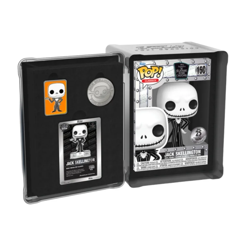 Funko Pop Jack Skellington 25th Anniversary fuera de su caja de la tienda de figuras coleccionables online spain dreamspop
