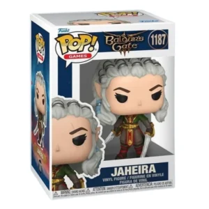 Funko Pop Jaheira 1187 Baldur’s Gate en su caja con vista lateral de la tienda de funkos online spain dreamspop