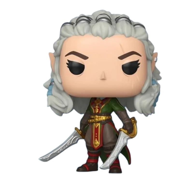 Funko Pop Jaheira 1187 Baldur’s Gate fuera de su caja con vista frontal de la tienda de funkos online spain dreamspop