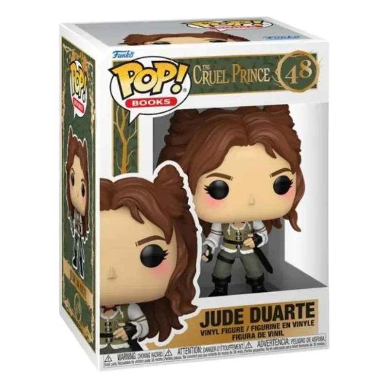 Funko Pop Jude Duarte 48 The Cruel Prince en su caja con vista lateral de la tienda de funkos online spain dreamspop